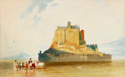 Mont St Michel by John Sell Cotman